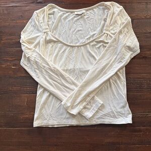 Z Supply Sz S Cream Women's Top